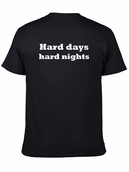 Camiseta Negra: Días y Noches Difíciles