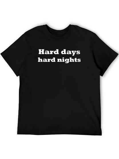 Camiseta Negra: Días y Noches Difíciles