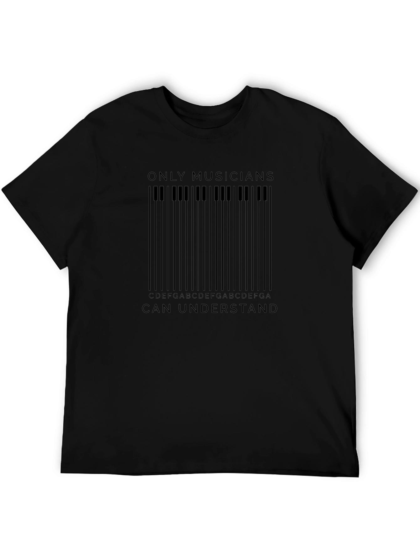 Camiseta Negra Solo Músicos Entienden