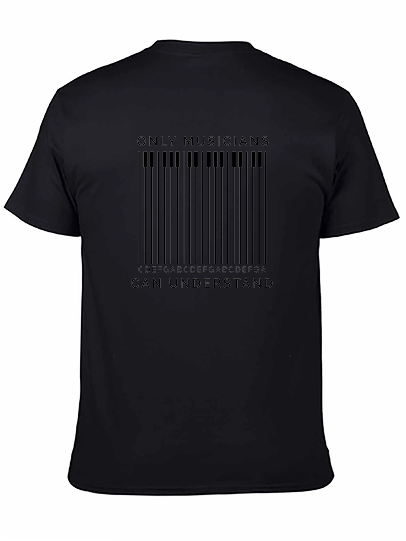 Camiseta Negra Solo Músicos Entienden