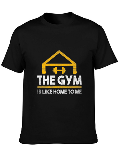 Camiseta Negra Gym is Home