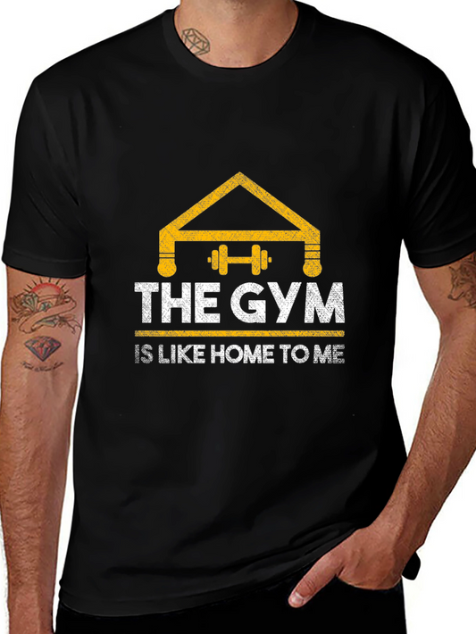 Camiseta Negra Gym is Home