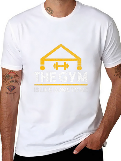 Camiseta Negra Gym is Home