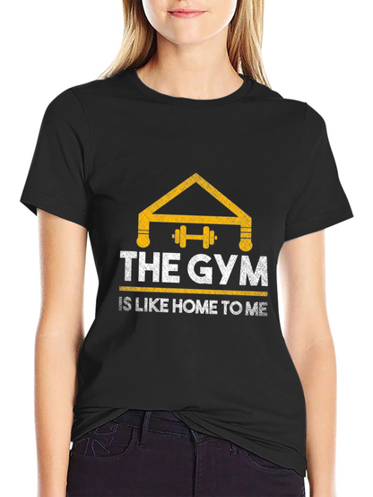 Camiseta Negra Gym is Home
