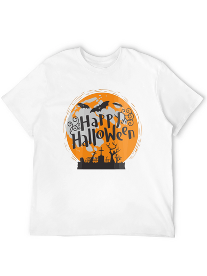 Camiseta Halloween Luna Murciélagos