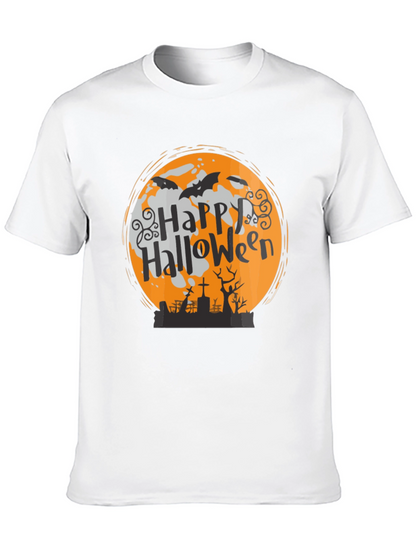 Camiseta Halloween Luna Murciélagos