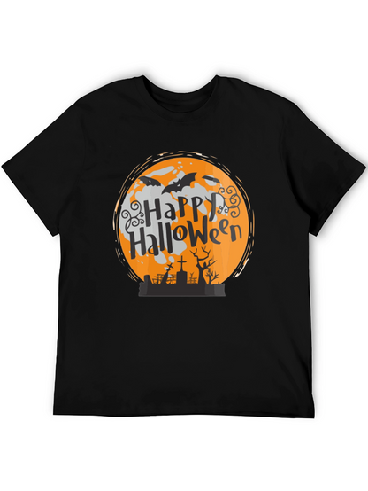 Camiseta Halloween Luna Murciélagos