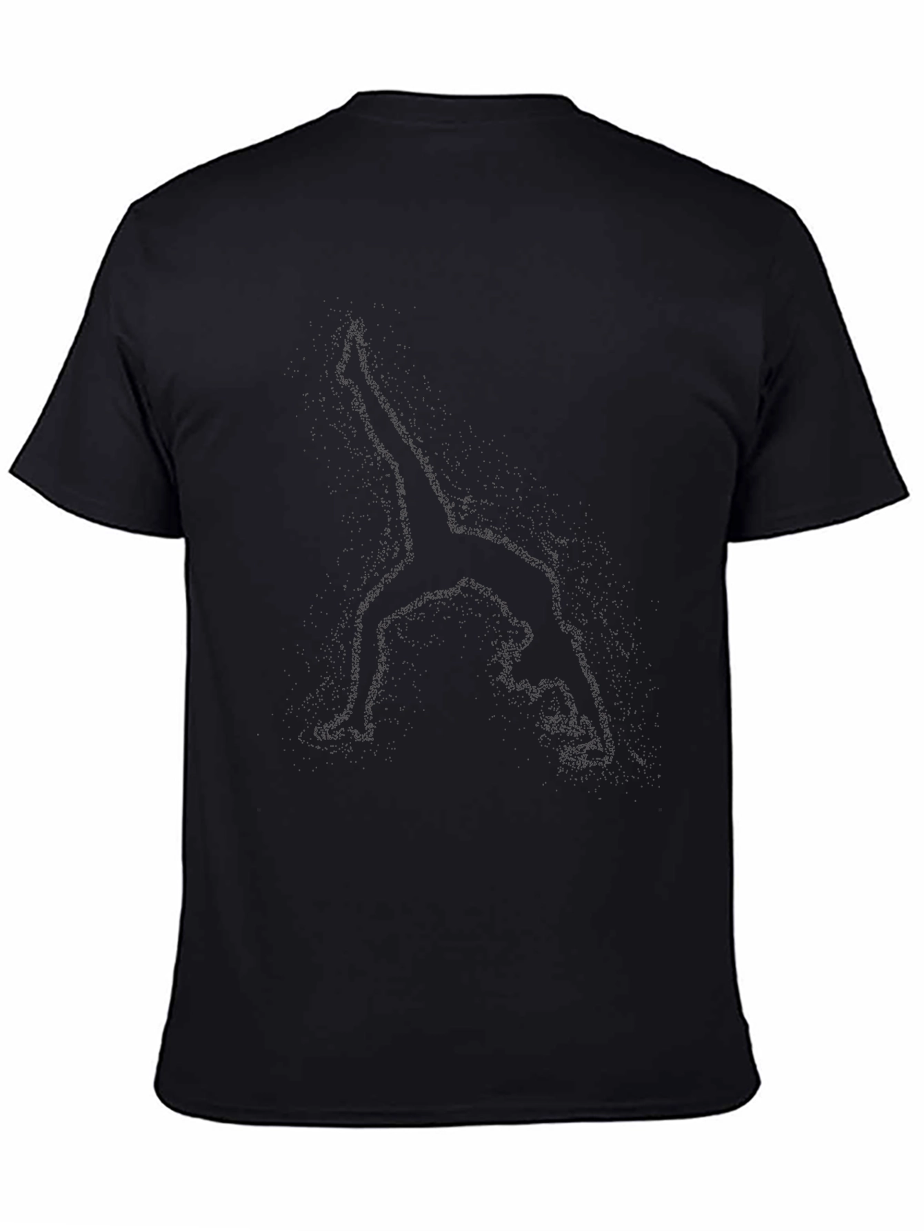 Camiseta Negra Casual de Hombre - Algodón Cómodo