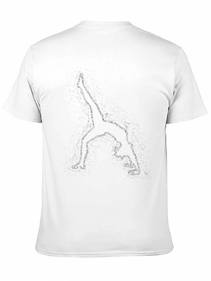 Camiseta Negra Casual de Hombre - Algodón Cómodo