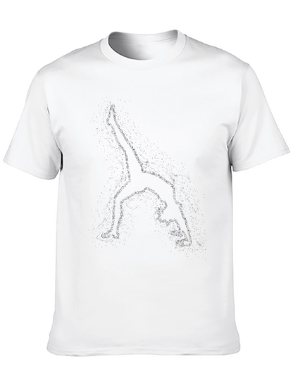 Camiseta Negra Casual de Hombre - Algodón Cómodo
