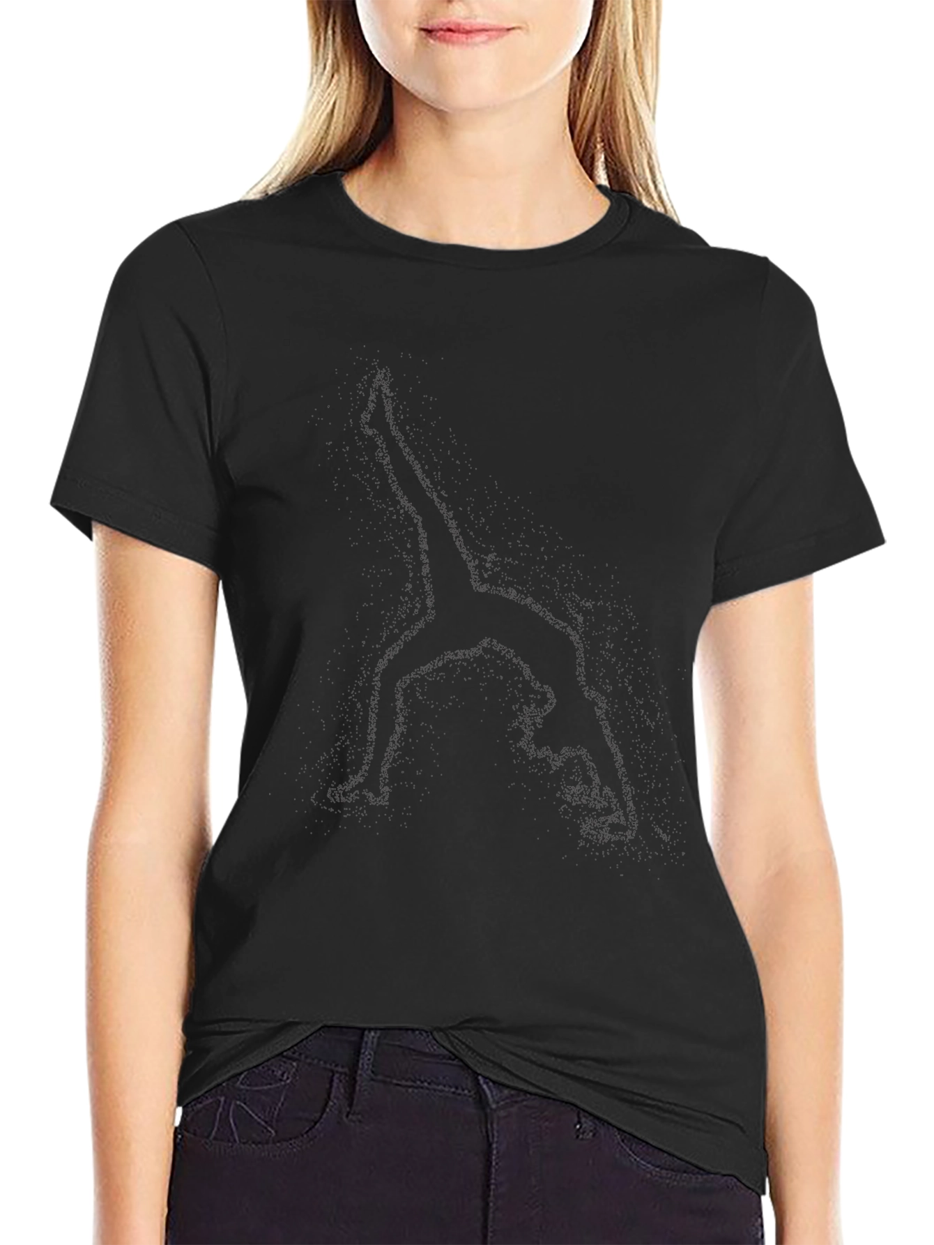 Camiseta Negra Casual de Hombre - Algodón Cómodo