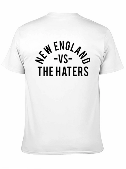 Camiseta Negra New England vs The Haters