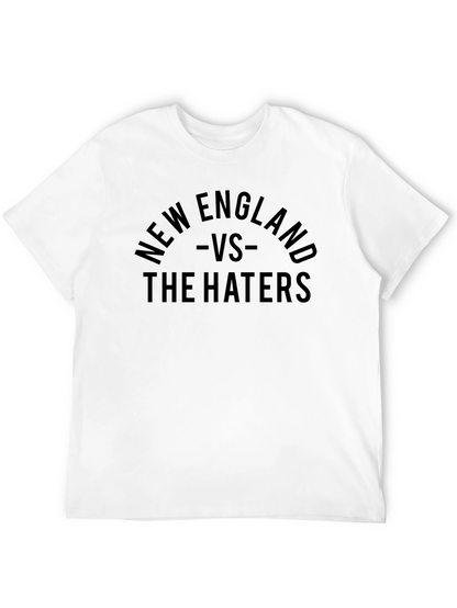 Camiseta Negra New England vs The Haters