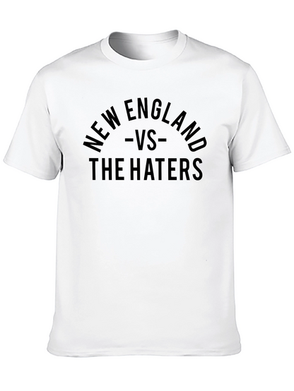 Camiseta Negra New England vs The Haters
