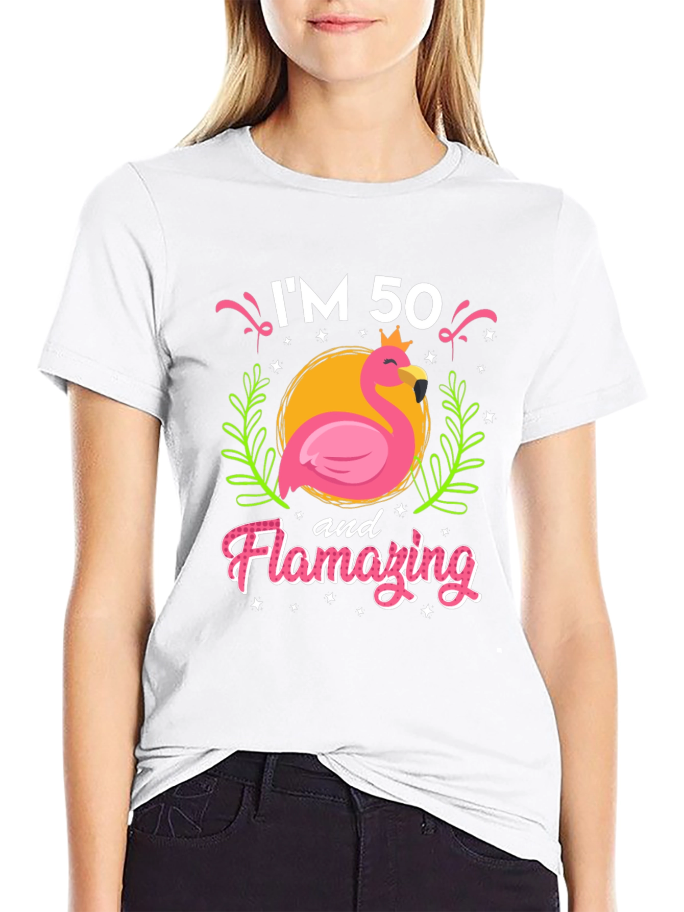 Camiseta Im 50 and Flamazing
