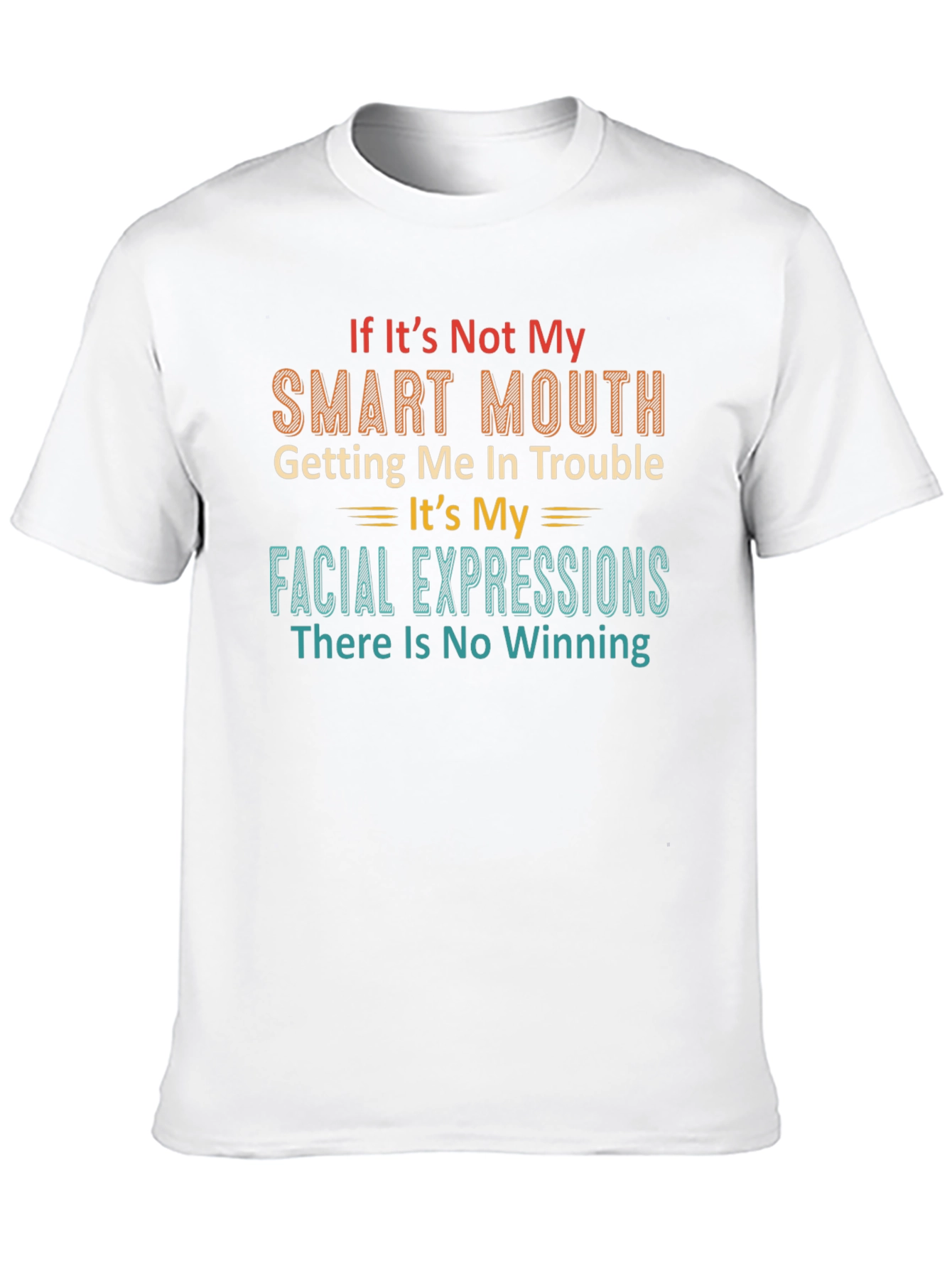 Camiseta Negra: Boca Inteligente y Expresiones Faciales