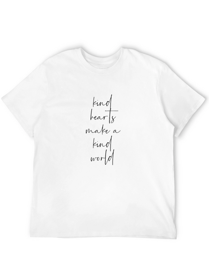 Camiseta Negra: Corazones Amables Mundo Amable