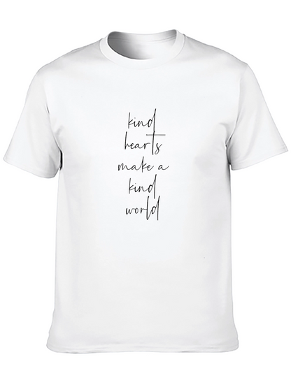 Camiseta Negra: Corazones Amables Mundo Amable