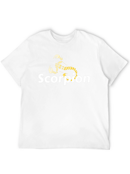 Camiseta Negra Hombre - Diseño Escorpión