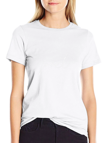 Camiseta Negra Poeta - Estilo Casual