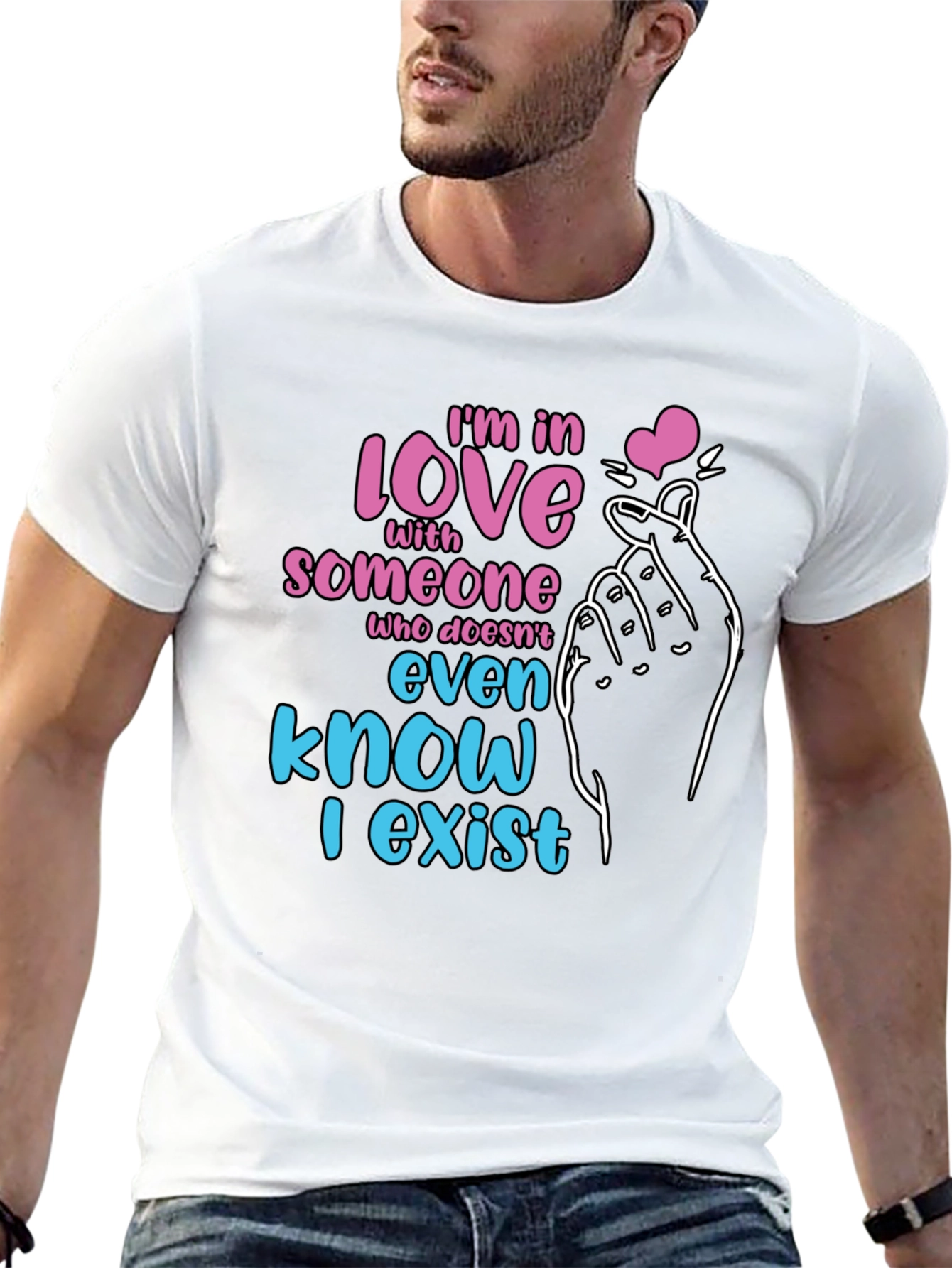 Camiseta Negra: Enamorad@ de Alguien
