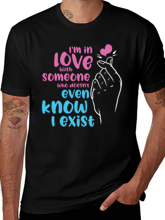Camiseta Negra: Enamorad@ de Alguien