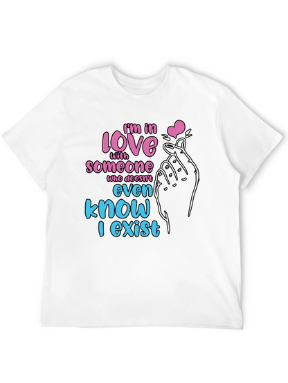 Camiseta Negra: Enamorad@ de Alguien