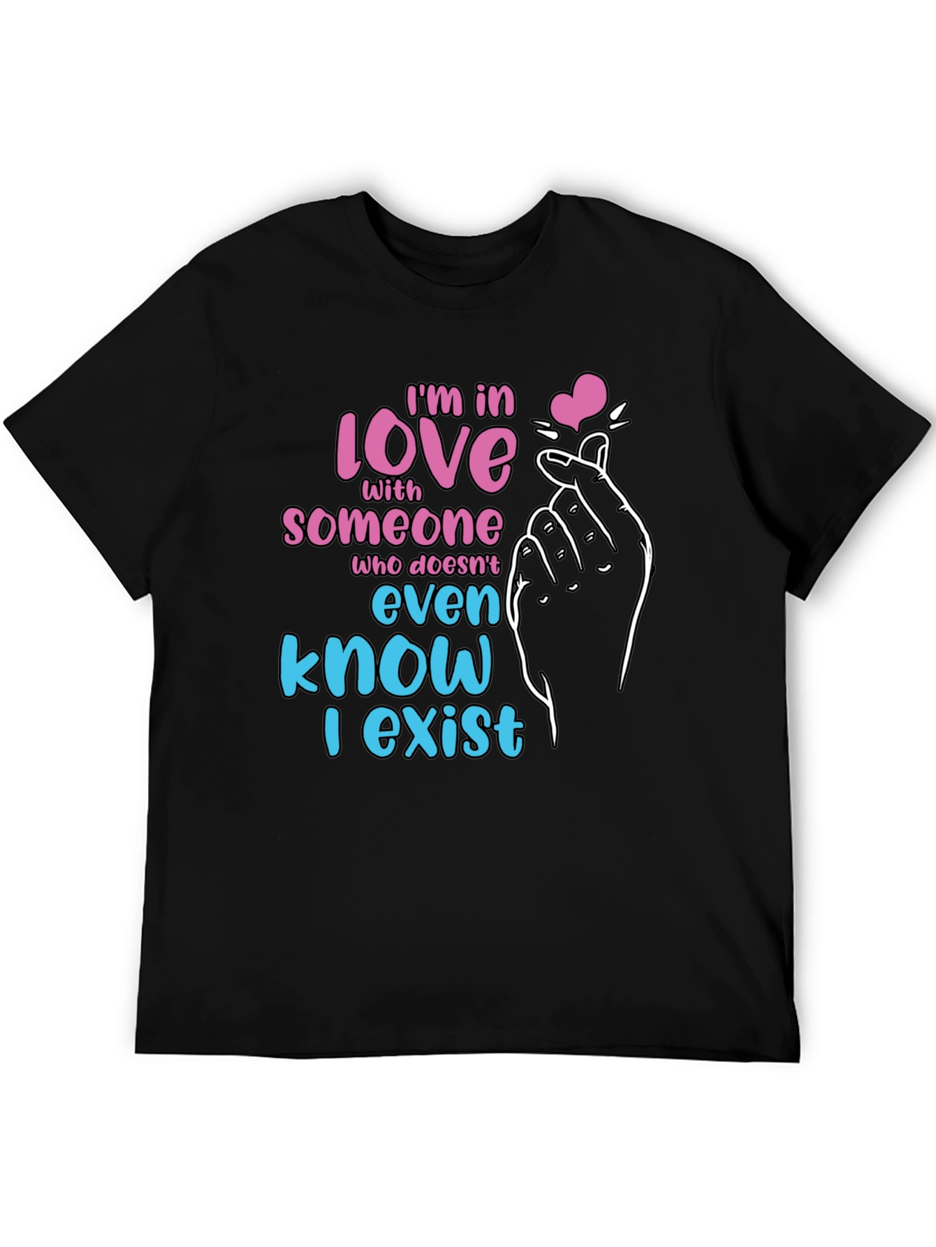 Camiseta Negra: Enamorad@ de Alguien