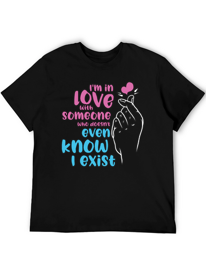 Camiseta Negra: Enamorad@ de Alguien