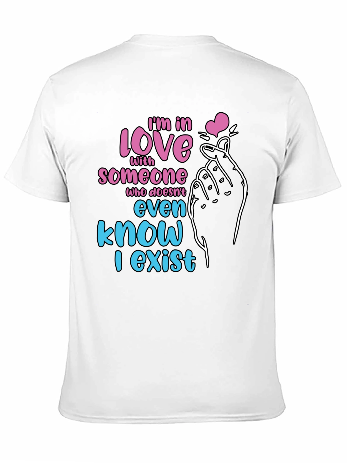 Camiseta Negra: Enamorad@ de Alguien