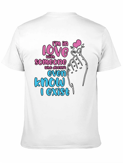 Camiseta Negra: Enamorad@ de Alguien