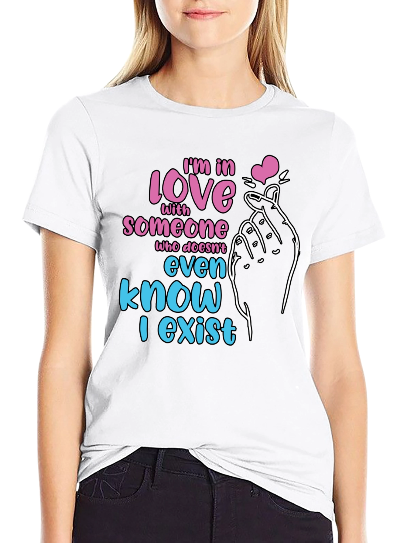 Camiseta Negra: Enamorad@ de Alguien