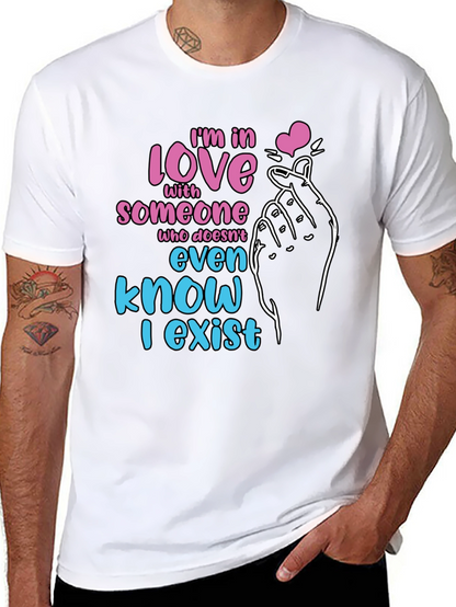 Camiseta Negra: Enamorad@ de Alguien