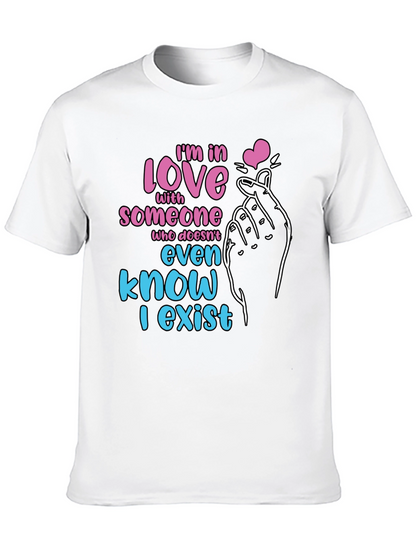 Camiseta Negra: Enamorad@ de Alguien