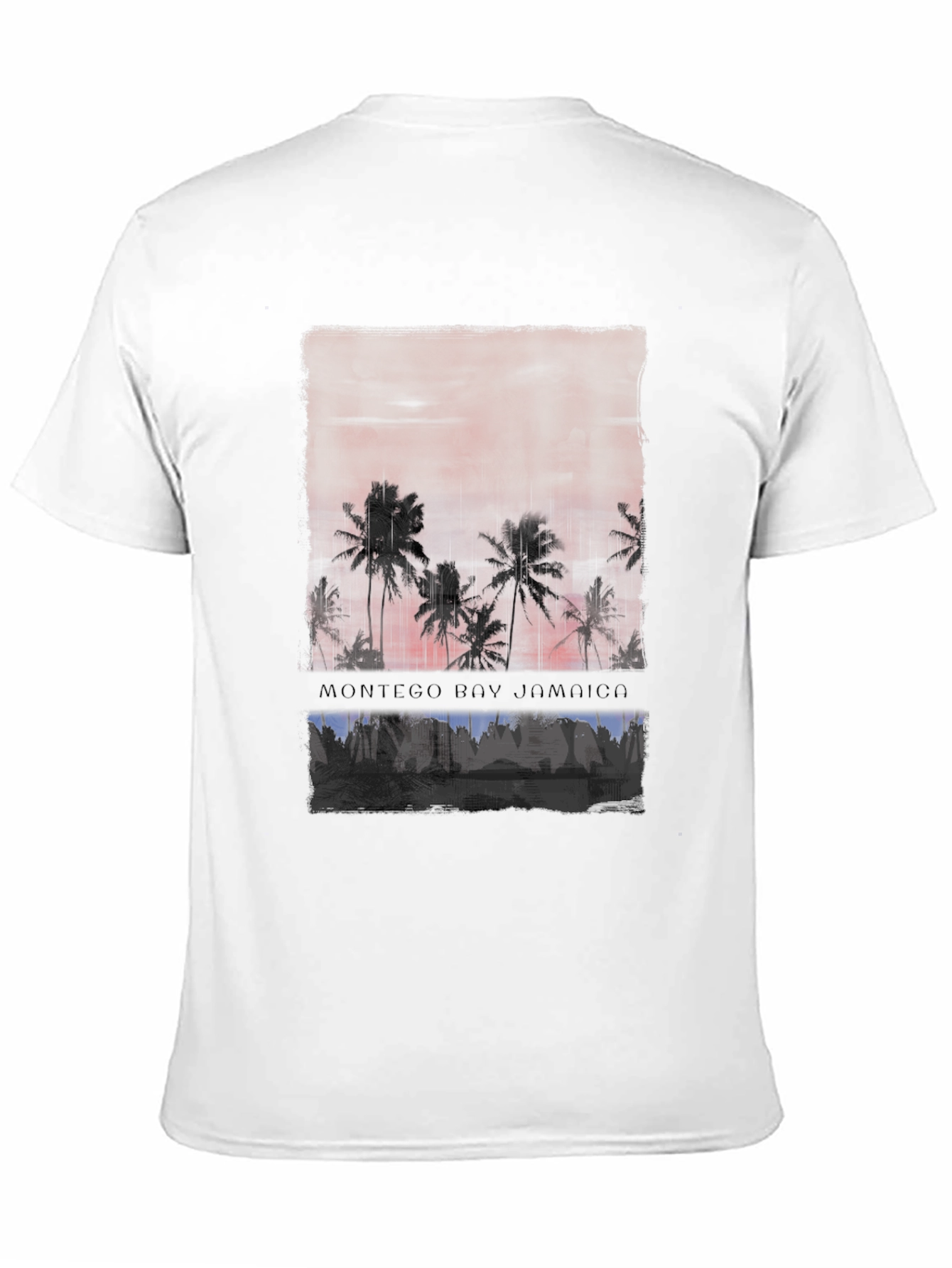 Camiseta Negra: Montego Bay Jamaica
