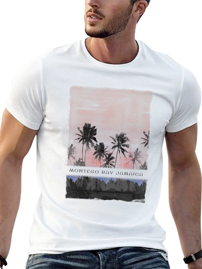 Camiseta Negra: Montego Bay Jamaica