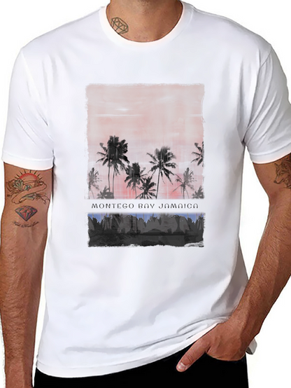 Camiseta Negra: Montego Bay Jamaica