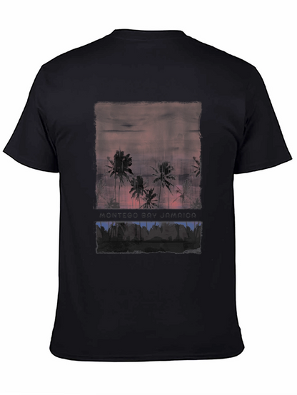 Camiseta Negra: Montego Bay Jamaica