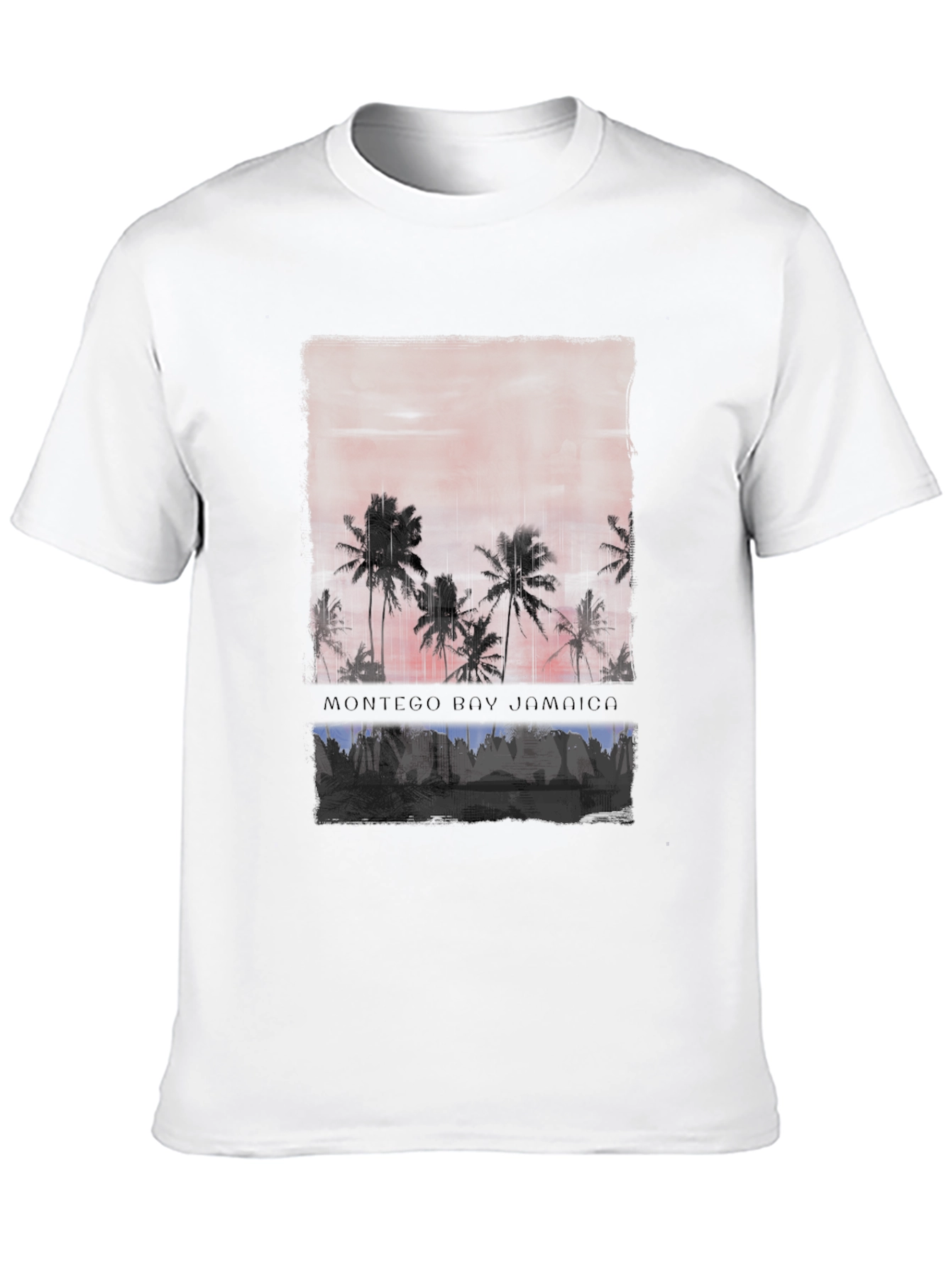 Camiseta Negra: Montego Bay Jamaica