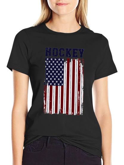 Camiseta Hockey Bandera Americana