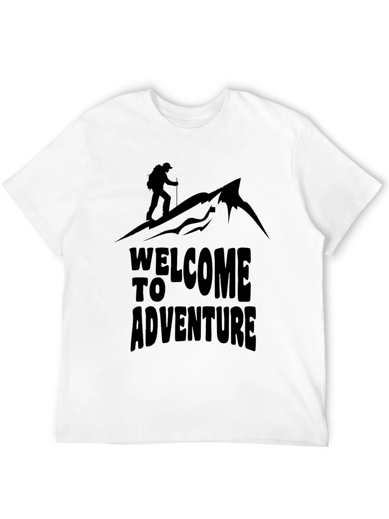 Camiseta Negra Welcome to Adventure