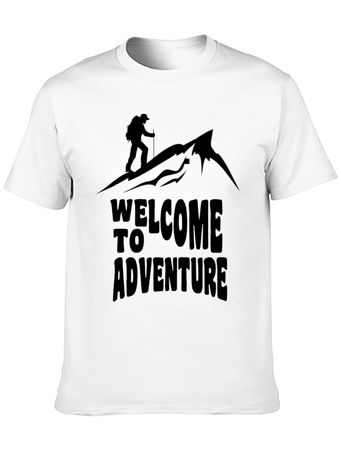 Camiseta Negra Welcome to Adventure