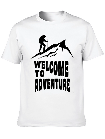 Camiseta Negra Welcome to Adventure