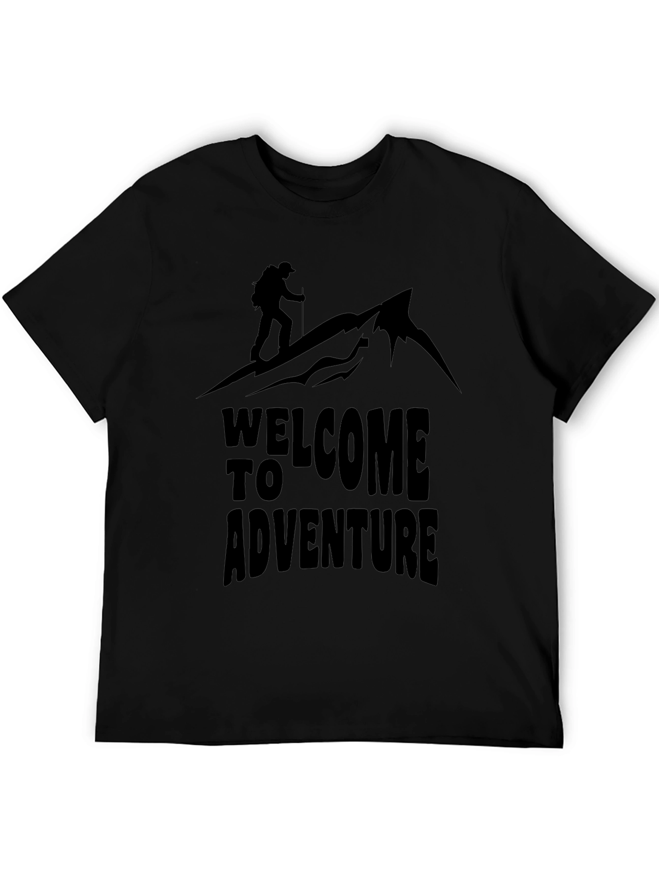 Camiseta Negra Welcome to Adventure