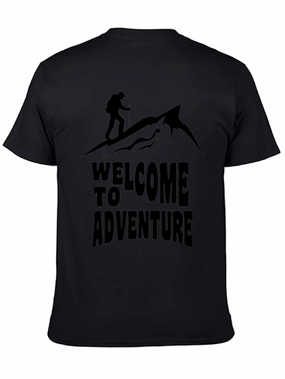 Camiseta Negra Welcome to Adventure