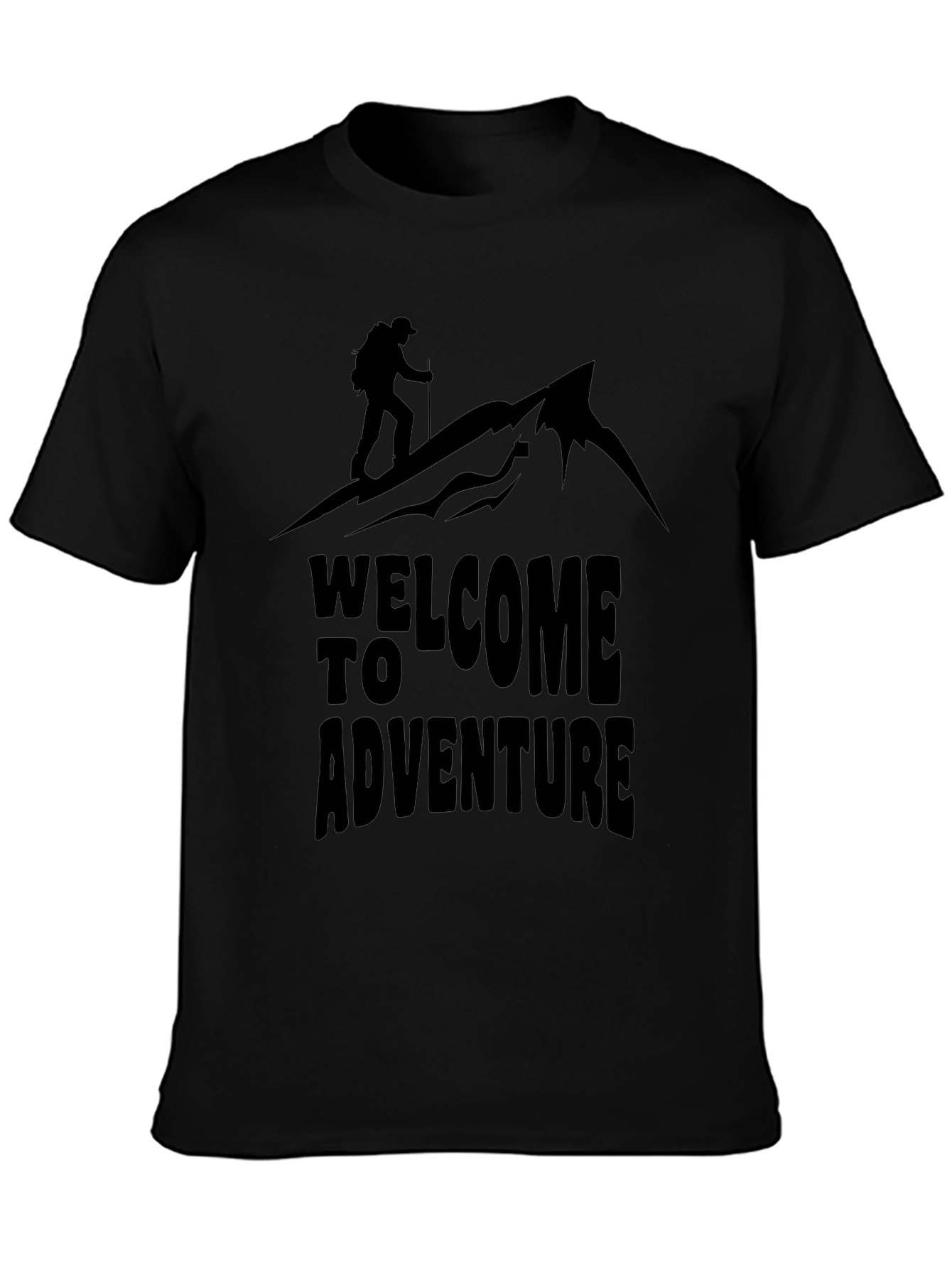 Camiseta Negra Welcome to Adventure