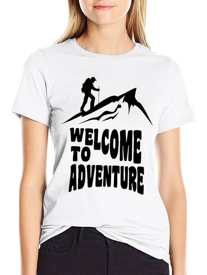 Camiseta Negra Welcome to Adventure