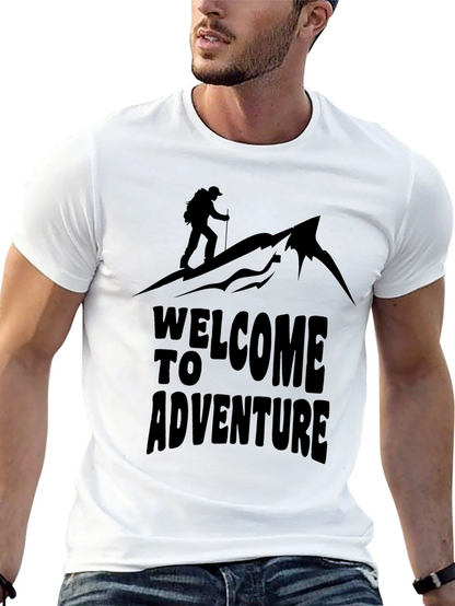 Camiseta Negra Welcome to Adventure