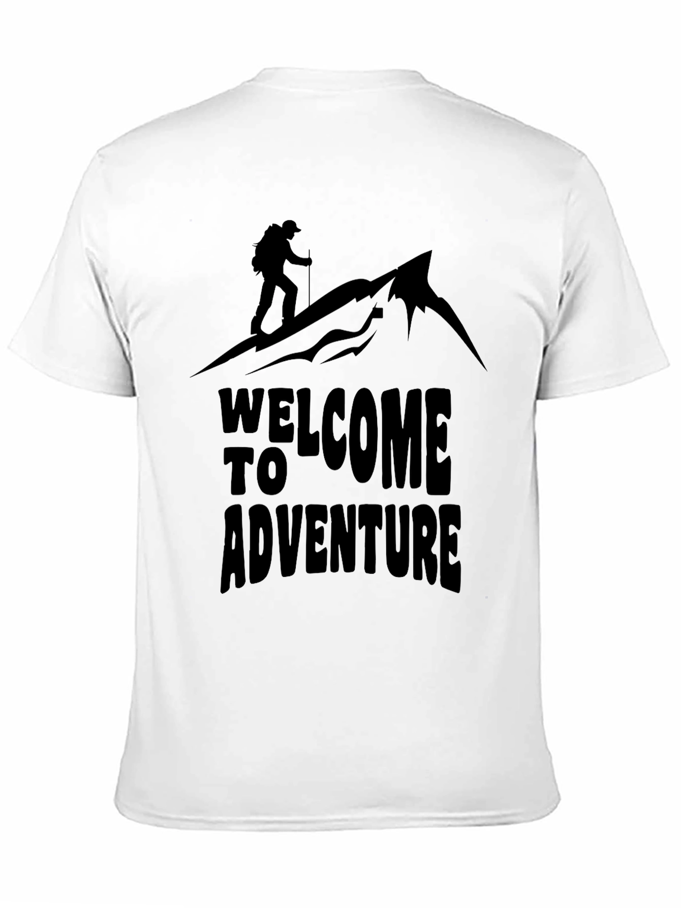 Camiseta Negra Welcome to Adventure