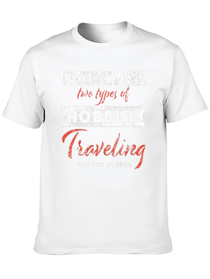Camiseta Negra Hobbies Viajes